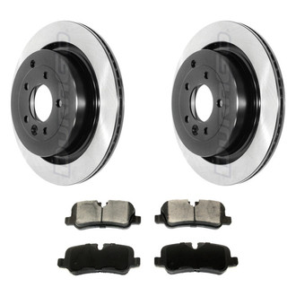 DuraGo® - Electrophoretic Coated Plain Rear Brake Kit with Ceramic Pads