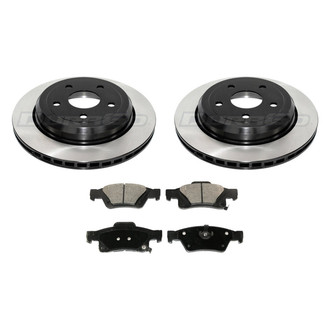 DuraGo® - Municipal Series Plain Rear Brake Kit with Ceramic Pads