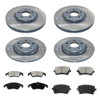 DuraGo® - Plain Brake Kit with Ceramic Pads