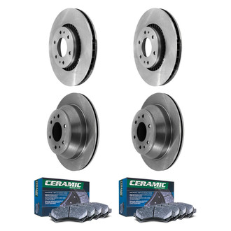 DuraGo® - Plain Brake Kit with Ceramic Pads