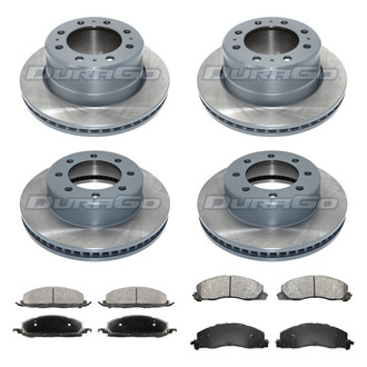 DuraGo® - Premium™ Plain Brake Kit with Semi-Metallic Pads