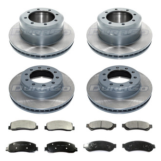 DuraGo® - Premium™ Plain Brake Kit with Semi-Metallic Pads