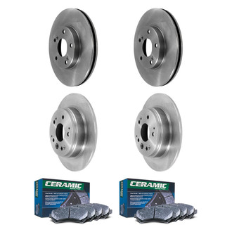 DuraGo® - Plain Brake Kit with Ceramic Pads