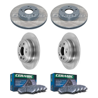 DuraGo® - Plain Brake Kit with Ceramic Pads