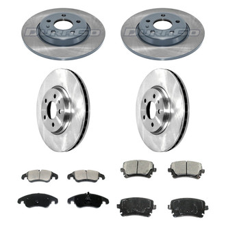 DuraGo® - Plain Brake Kit with Ceramic Pads