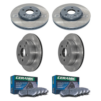 DuraGo® - Plain Brake Kit with Ceramic Pads