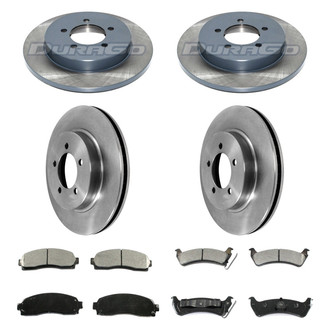 DuraGo® - Plain Brake Kit with Ceramic Pads