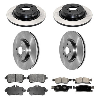 DuraGo® - Plain Front and Rear Brake Kit with Ceramic Pads