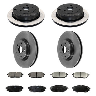 DuraGo® - Plain Brake Kit with Ceramic Pads