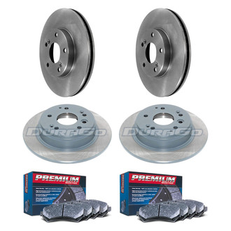 DuraGo® - Premium™ Plain Brake Kit with Semi-Metallic Pads