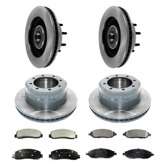 DuraGo® - Plain Front and Rear Brake Kit with Ceramic Pads