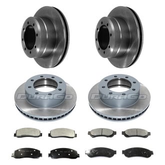 DuraGo® - Plain Front and Rear Brake Kit with Ceramic Pads
