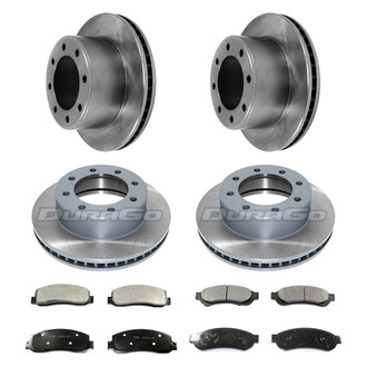 DuraGo® - Plain Front and Rear Brake Kit with Ceramic Pads