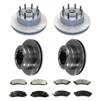 DuraGo® - Plain Front and Rear Brake Kit with Ceramic Pads