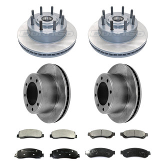 DuraGo® - Plain Front and Rear Brake Kit with Ceramic Pads