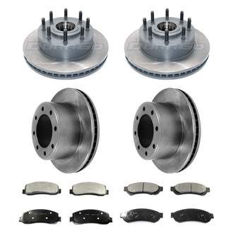 DuraGo® - Premium™ Plain Brake Kit with Semi-Metallic Pads