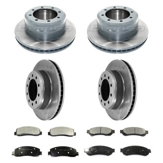 DuraGo® - Plain Front and Rear Brake Kit with Ceramic Pads
