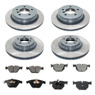 DuraGo® - Titanium Series Plain Brake Kit with Ceramic Pads