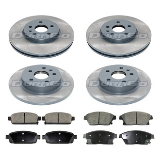 DuraGo® - Titanium Series Plain Brake Kit with Ceramic Pads