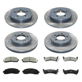 DuraGo® - Titanium Series Plain Brake Kit with Ceramic Pads