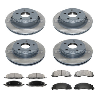 DuraGo® - Titanium Series Plain Brake Kit with Ceramic Pads