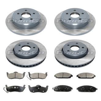DuraGo® - Titanium Series Plain Brake Kit with Ceramic Pads