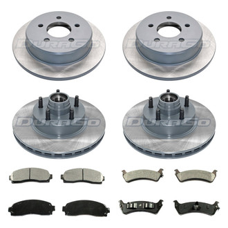 DuraGo® - Titanium Series Plain Brake Kit with Ceramic Pads