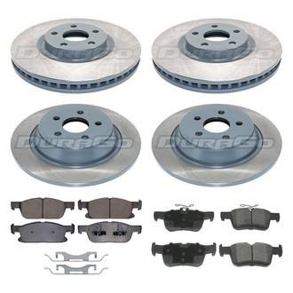 DuraGo® - Titanium Series Plain Brake Kit with Ceramic Pads
