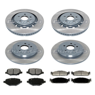 DuraGo® - Titanium Series Plain Brake Kit with Ceramic Pads