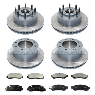 DuraGo® - Titanium Series Plain Brake Kit with Ceramic Pads