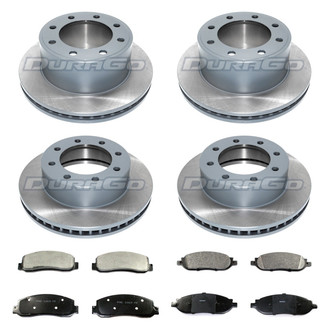 DuraGo® - Titanium Series Plain Brake Kit with Ceramic Pads