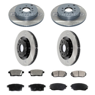 DuraGo® - Electrophoretic Coated Plain Brake Kit with Ceramic Pads
