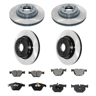 DuraGo® - Electrophoretic Coated Plain Brake Kit with Ceramic Pads