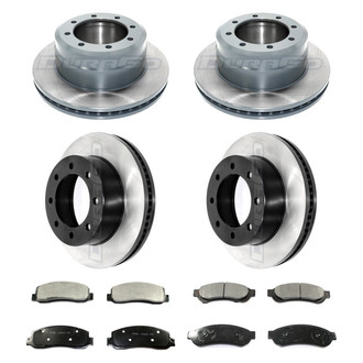 DuraGo® - Electrophoretic Coated Plain Brake Kit with Ceramic Pads