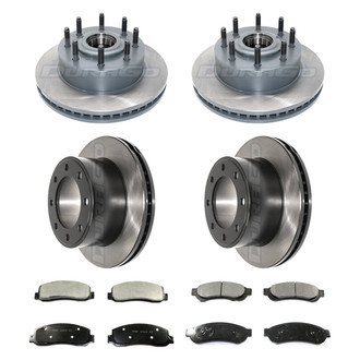 DuraGo® - Electrophoretic Coated Plain Brake Kit with Ceramic Pads