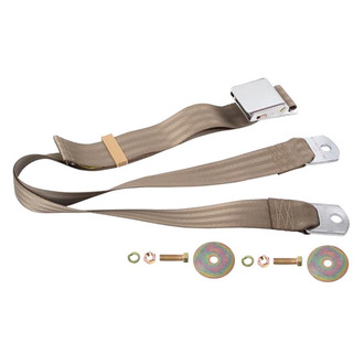 Dynacorn® - 74" Seat Belt with Lift Buckle Latch, Dark Tan