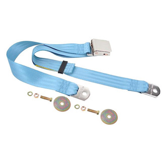 Dynacorn® - 60" Seat Belt with Lift Buckle Latch, Light Blue