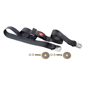 Dynacorn® - 60" Seat Belt with Push Button Latch, Black