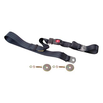 Dynacorn® - 74" Seat Belt with Push Button Latch, Black