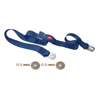 Dynacorn® - 60" Seat Belt with Push Button Latch, Navy Blue