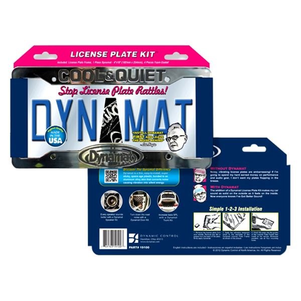Dynamat® - Xtreme License Plate Frame Kit