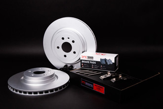 Plain Vented Coated Rotors Pads Kits