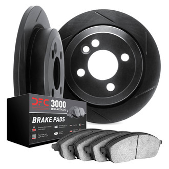 DFC® - Slotted Front Brake Kit with 3000 Series Semi-Metallic Brake Pads