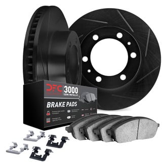 DFC® 3112-67055 - Slotted Rear Brake Kit with 3000 Series Semi-Metallic Brake Pads