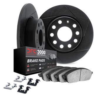 DFC® - Slotted Rear Brake Kit with 3000 Series Semi-Metallic Brake Pads