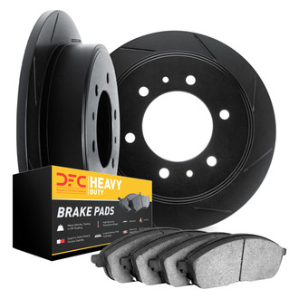 DFC® - Slotted Rear Brake Kit with Heavy Duty Brake Pads