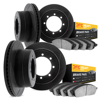 DFC® - Slotted Front and Rear Brake Kit with Heavy Duty Brake Pads