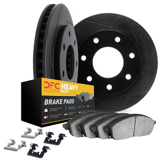 DFC® - Slotted Rear Brake Kit with Heavy Duty Brake Pads