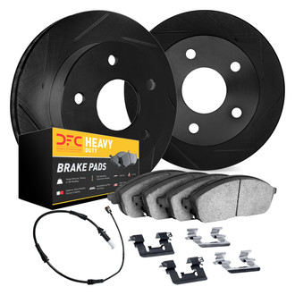 DFC® - Slotted Front Brake Kit with Heavy Duty Brake Pads
