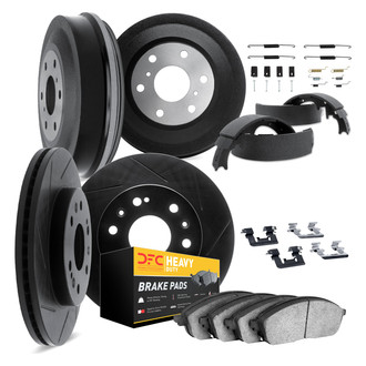 DFC® - Slotted Front and Rear Brake Kit with Heavy Duty Brake Pads